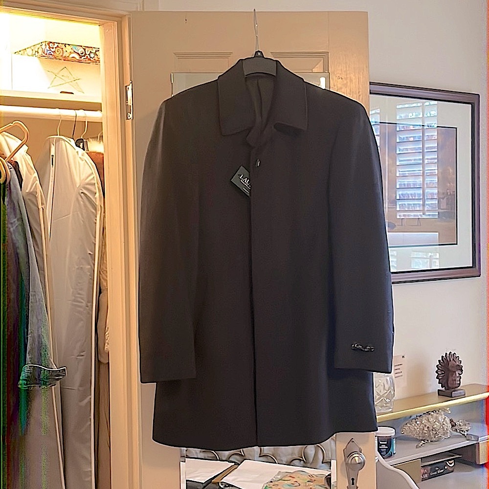 NWT RALPH LAUREN Men’s wool overcoat.